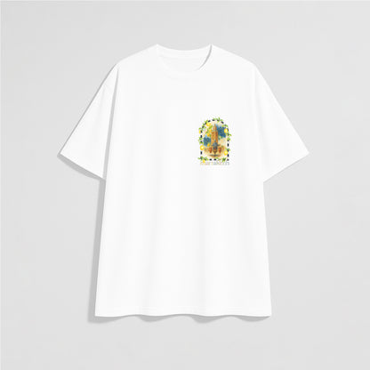 T-shirt oversize Blanc « Tangia Marrakechia »